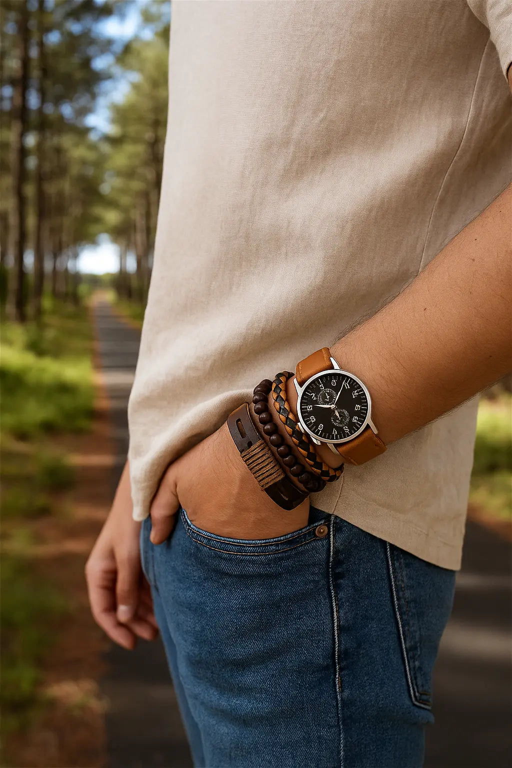 Capbreton - Ensemble Montre Bracelet Homme boutique montre