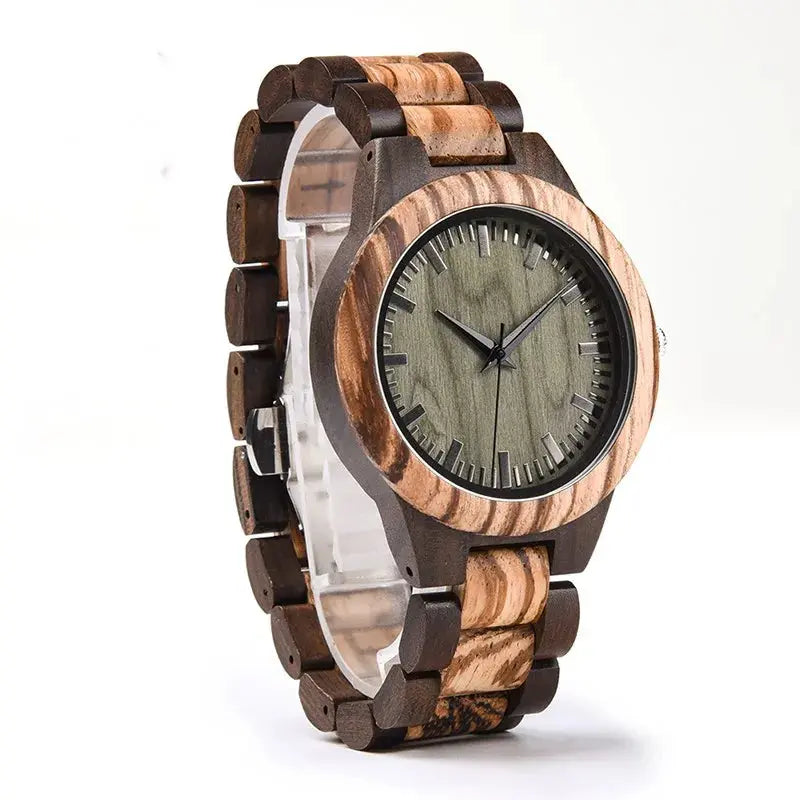 Zarautz - Montre Femme en Bois nature L'Heure du sud
