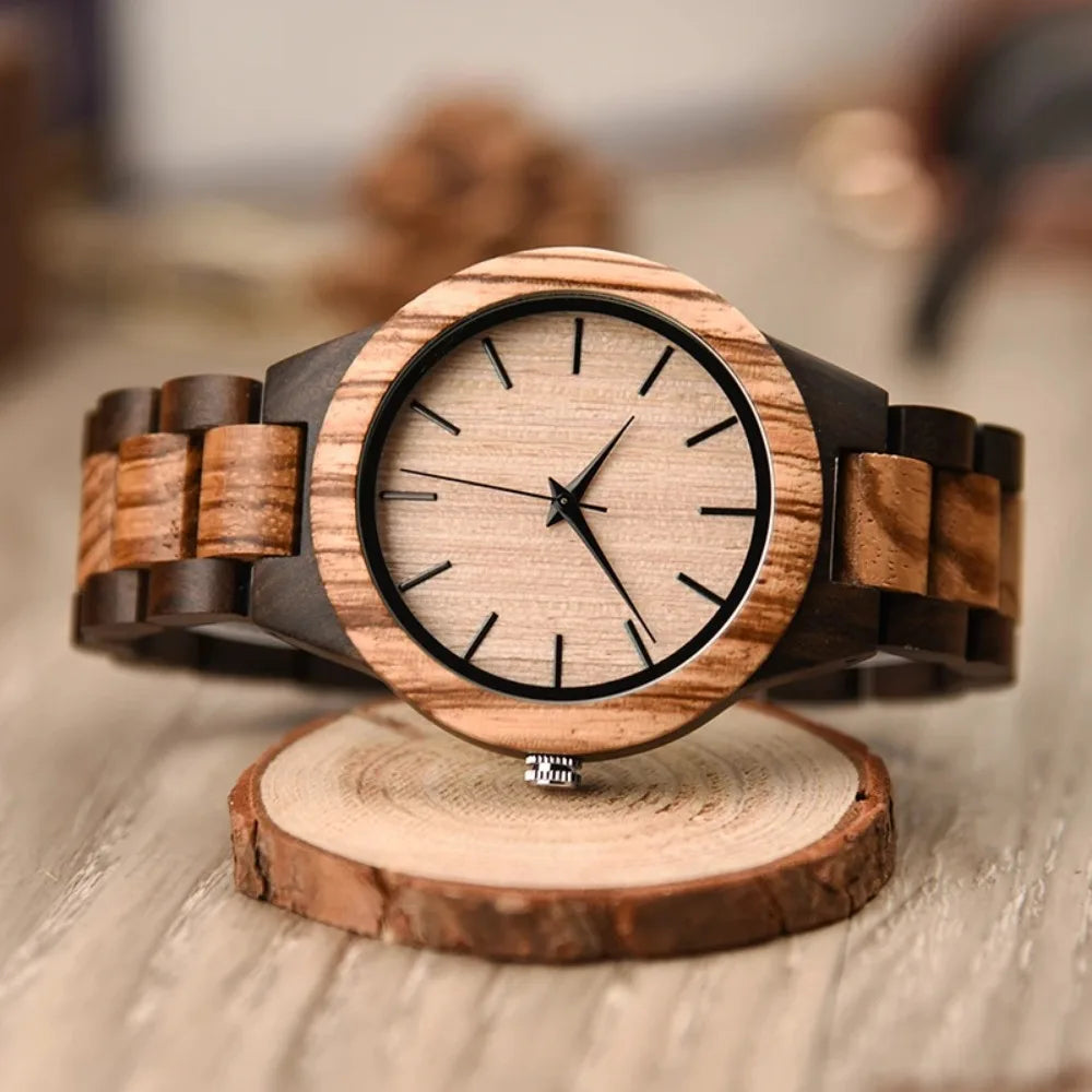 Hendaye - Montre en Bois Femme