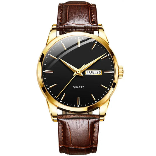 Montre Homme bracelet Cuir marron - Bayonne boutique montre