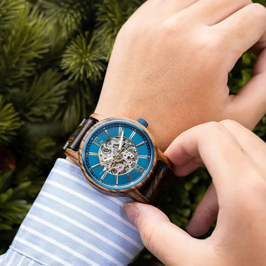 Montre en Bois Automatique Homme - Cap Ferret boutique montre