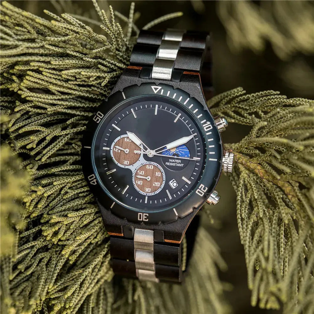 Montre cadran Bois Homme - Gujan Mestras boutique montre