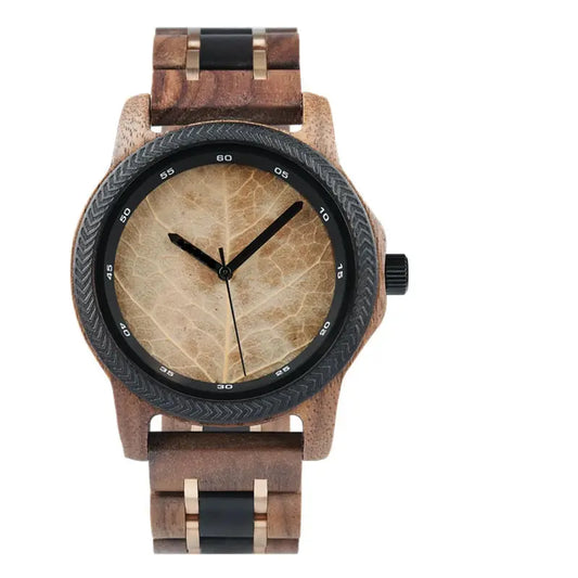 Tarnos - Montre en Bois marron Homme L'Heure du sud