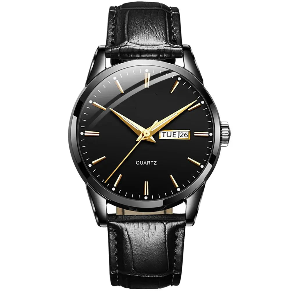 Montre Homme Cuir noir - Tarnos boutique montre