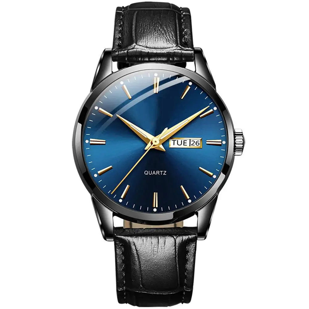 Montre Cuir noir Homme - Saint Jean de Luz boutique montre