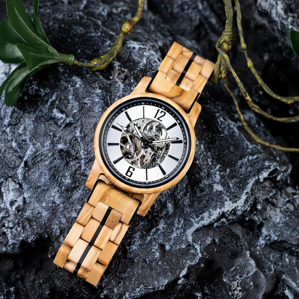 Montre en Bois Automatique - Soulac sur Mer