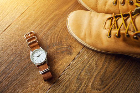 montre en cuir