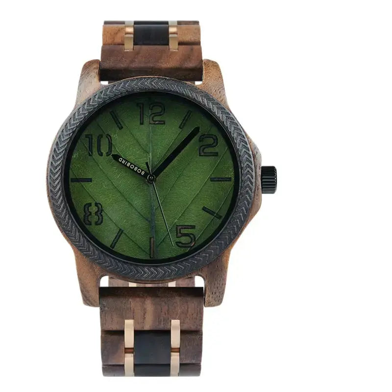  L'Heure du sud Bracelet en bois Montre Homme - Dax
