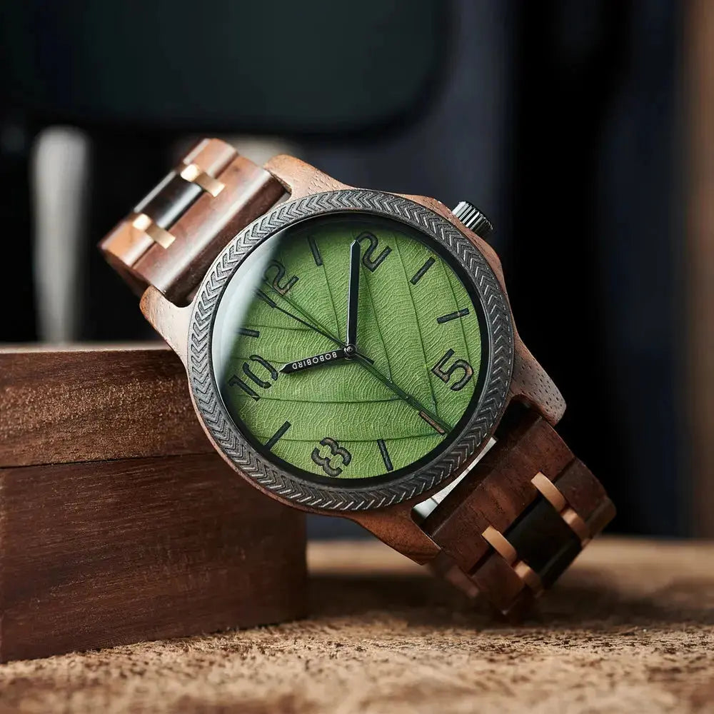  L'Heure du sud Bracelet en bois Montre Homme - Dax