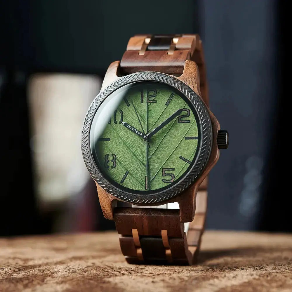  L'Heure du sud Bracelet en bois Montre Homme - Dax