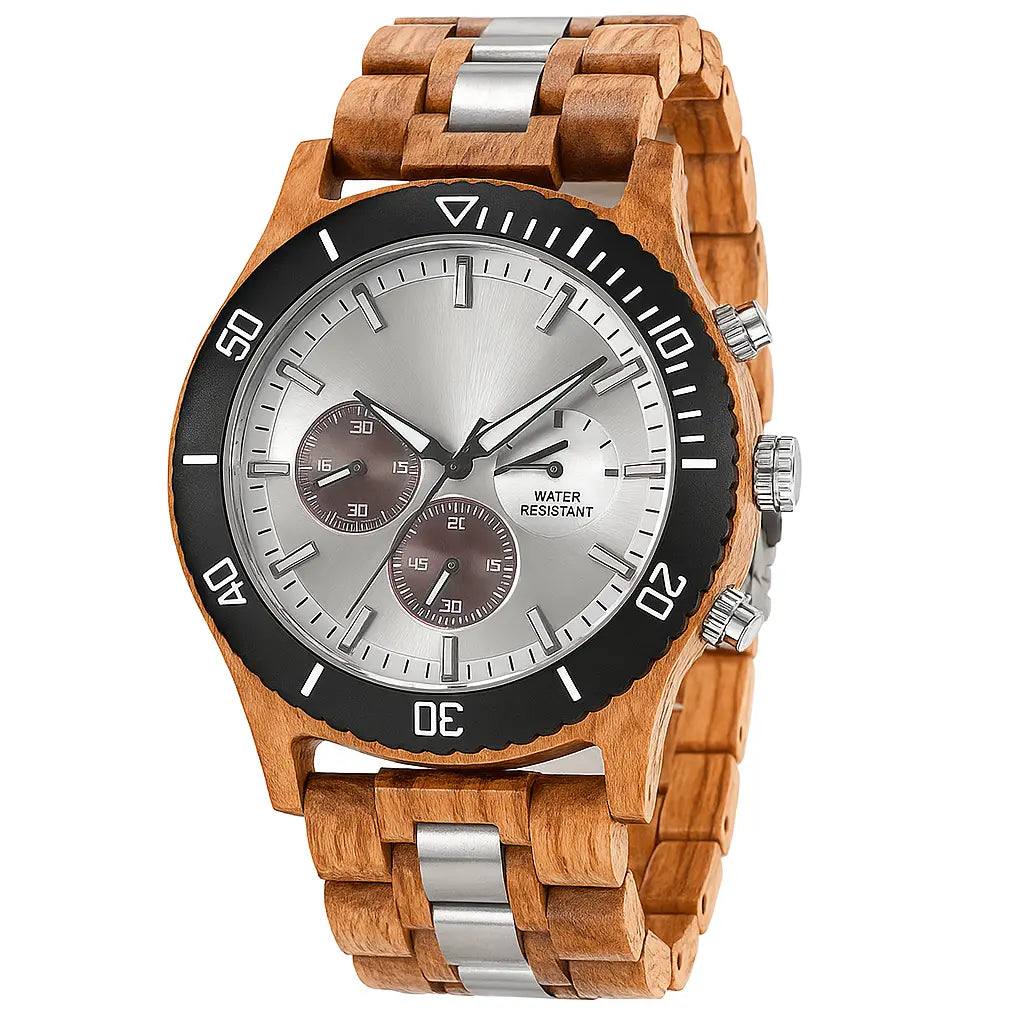 Montre Homme Bracelet Bois - Le Porge Océan boutique montre