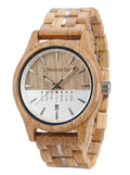 Montre en Bois clair Homme - Lacanau