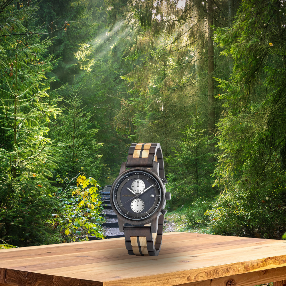 Ares - Montre Bracelet Bois Homme