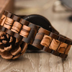 Guéthary - Montre Homme en Bois nature L'Heure du sud