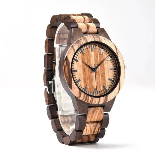 Ainhoa - Montre en Bois clair pour Femme L'Heure du sud
