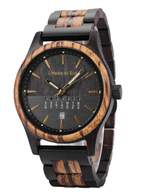 Montre en Bois Noir - Moliets-et-Maa