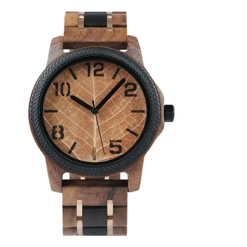 Tarnos - Montre en Bois marron Homme