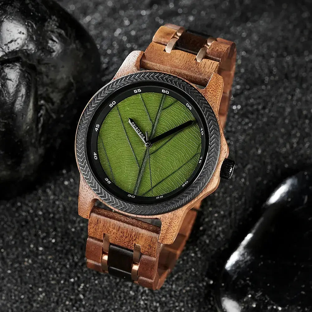  L'Heure du sud Montre pour Homme en Bois - Mont de Marsan