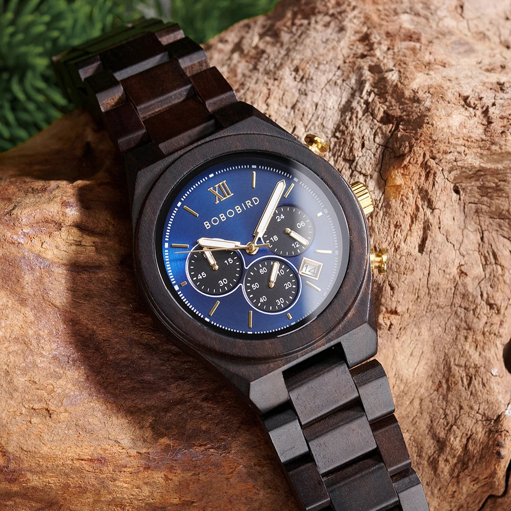 Montre en Bois d'Olivier - Bascons