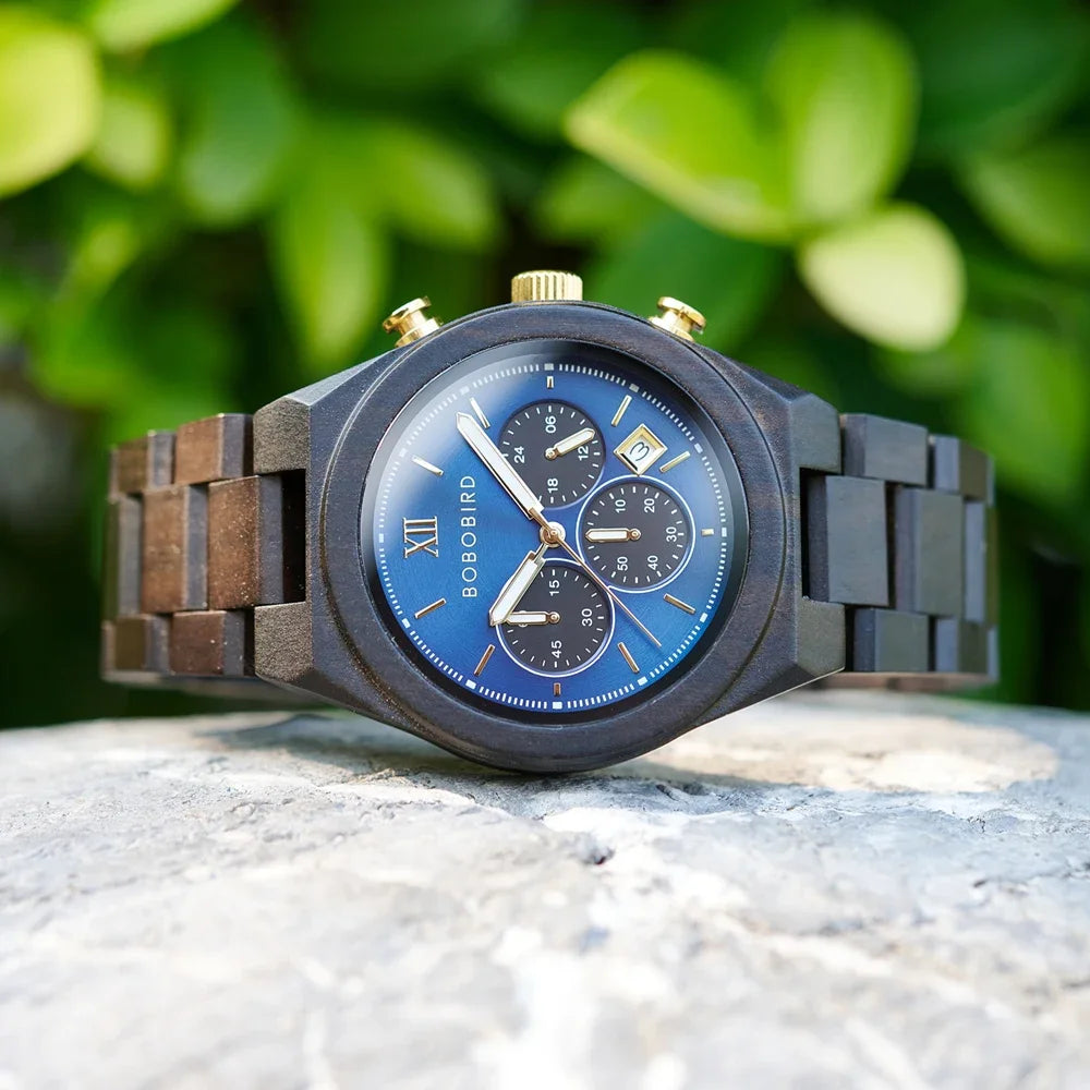 Montre en Bois d'Olivier - Bascons