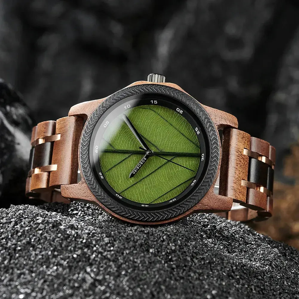  L'Heure du sud Montre pour Homme en Bois - Mont de Marsan