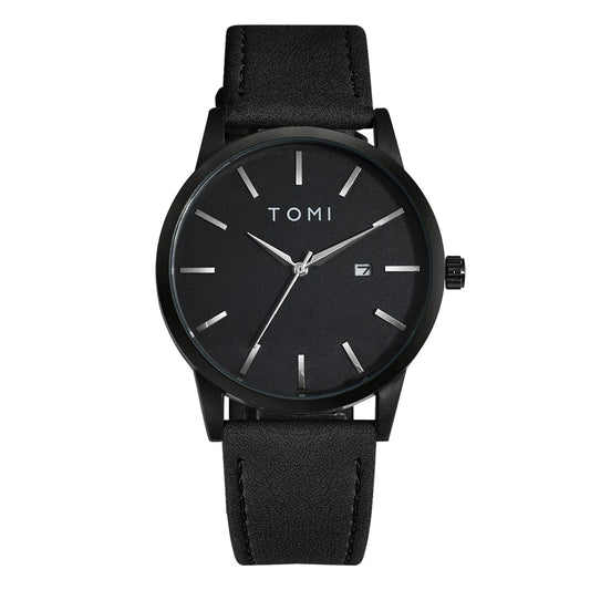 TOMI Brand Fashionable Men's Watch Luxurious Small Disc Dial Design Quartz Watch L'Heure du sud