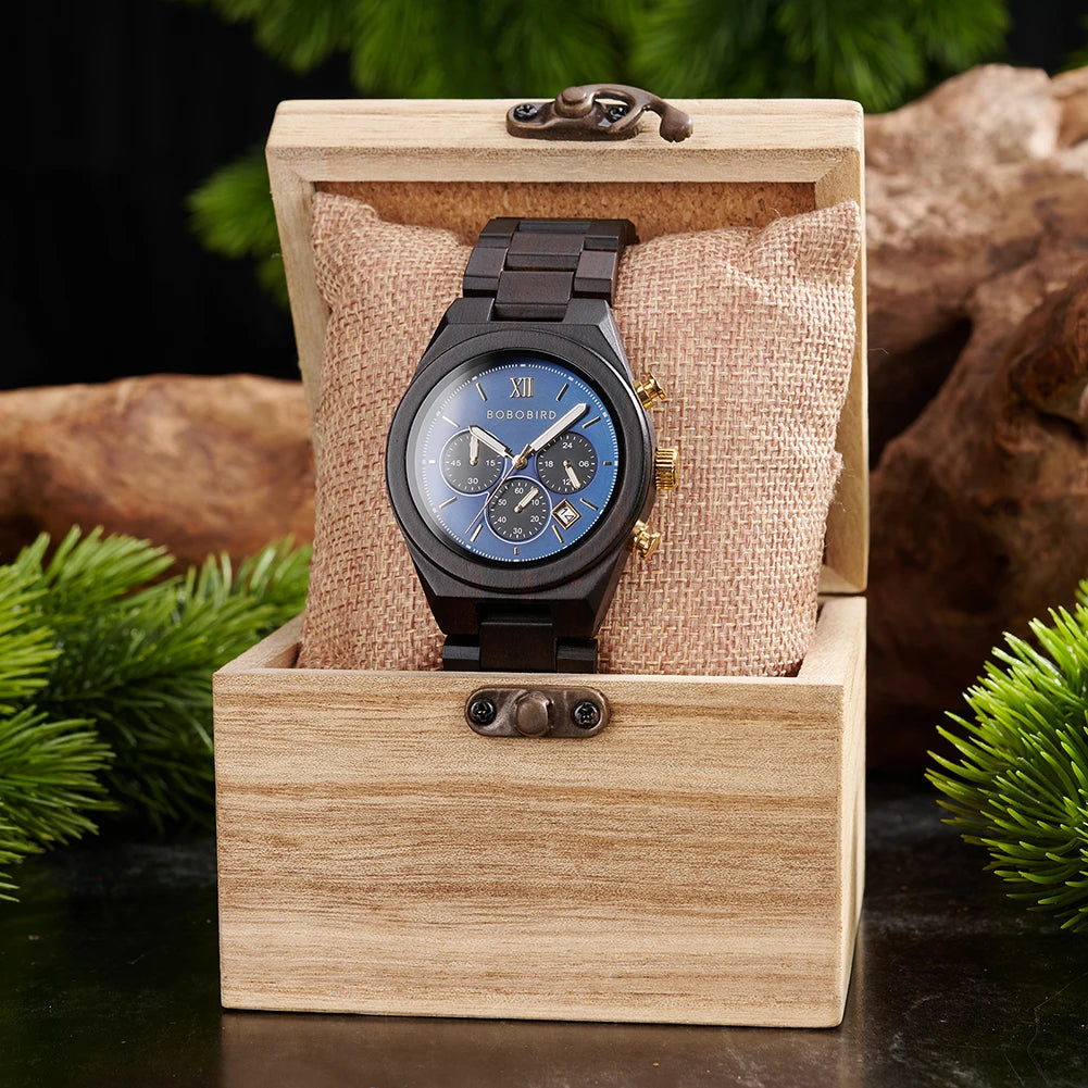 Montre en Bois d'Olivier - Bascons