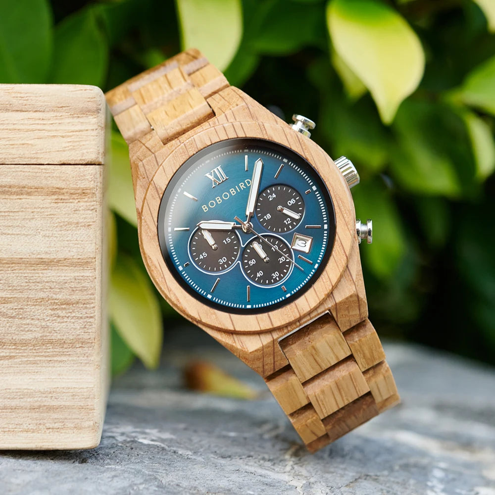 Montre en Bois Exotique - Mezos