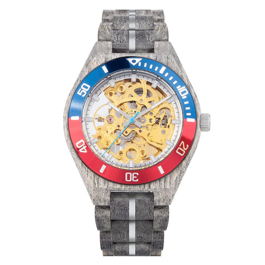 BOBO BIRD Wooden Automatic Mechanical Watch Men New Top Luxury Wristwatch Fashion Luminous Clock Great Gift Wood Box Custom Logo L'Heure du sud