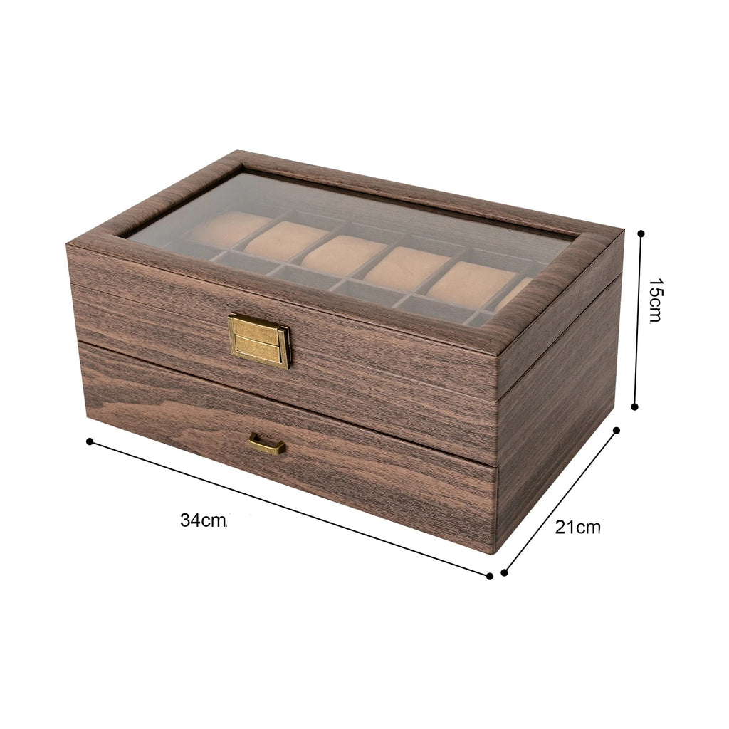 Boite à Montre - 24 emplacements - Deluxe édition