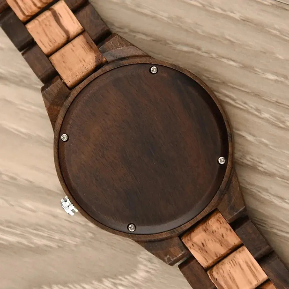 Ainhoa - Montre en Bois clair pour Femme L'Heure du sud