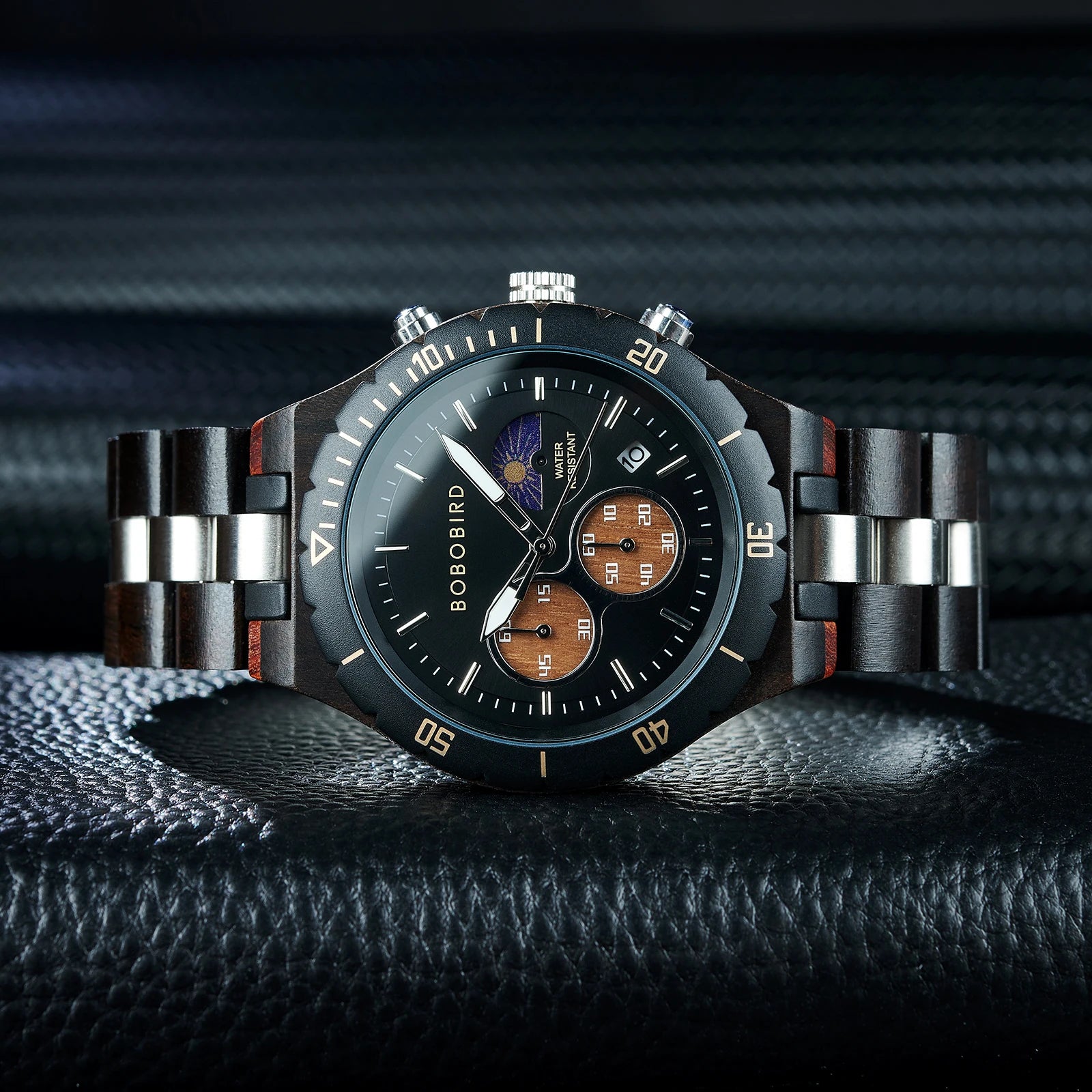 Montre cadran Bois Homme - Gujan Mestras