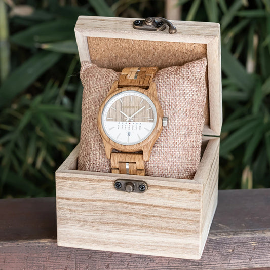 BOBO BIRD Men's Watches Niche Wooden Wristwatch Unique Quartz Watch for Men Week & Date Display Customized Drop Shipping L'Heure du sud
