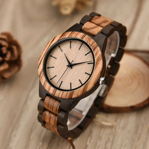 Hendaye - Montre en Bois Femme L'Heure du sud