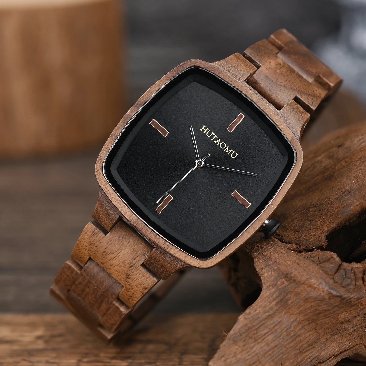  L'Heure du sud DODO DEER Wood Watch for Men and Women reloj hombre gift custom dropshipping