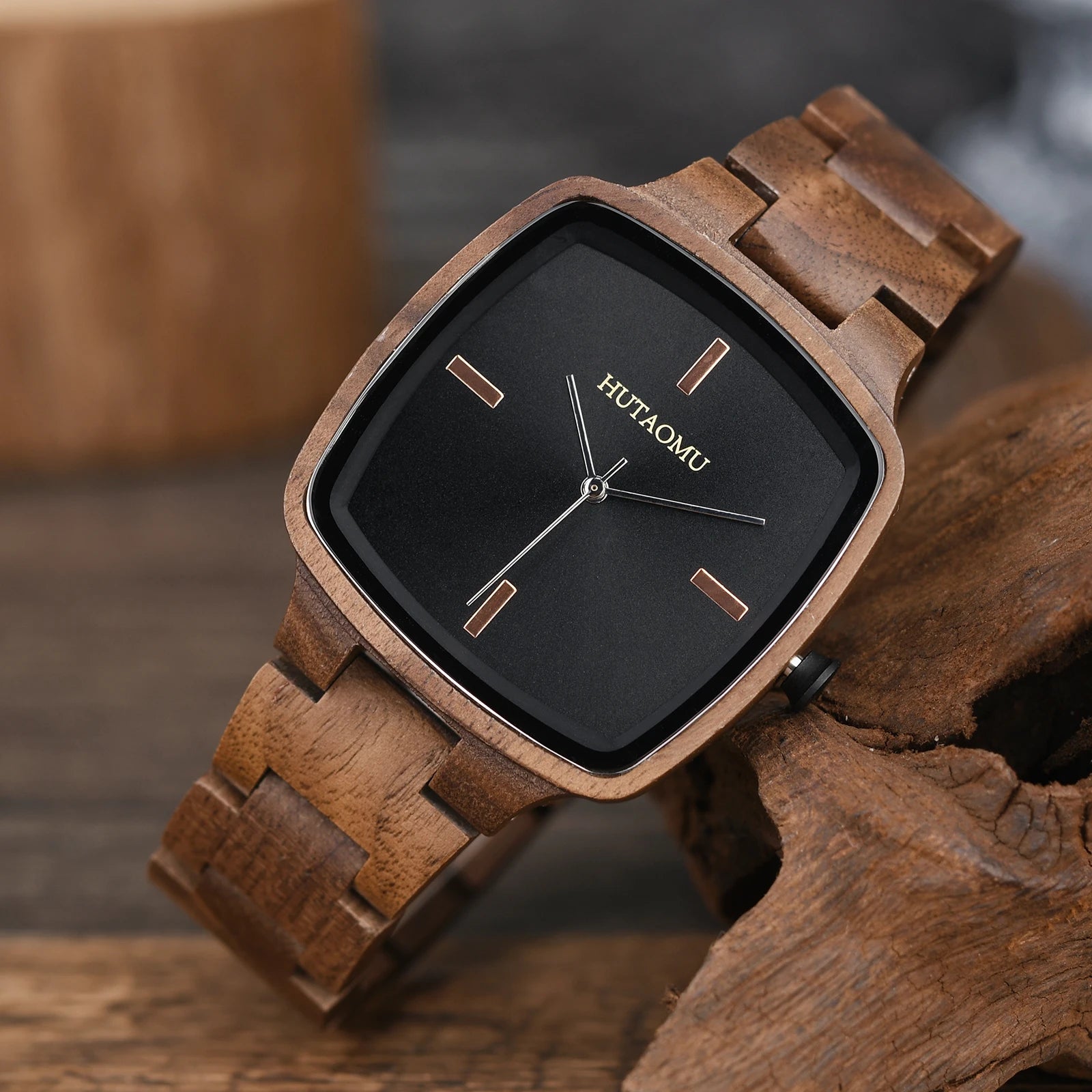  L'Heure du sud DODO DEER Wood Watch for Men and Women reloj hombre gift custom dropshipping