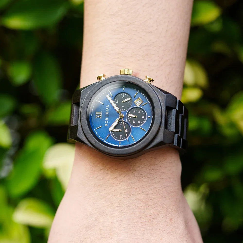 Montre en Bois d'Olivier - Bascons