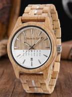 Montre en Bois clair Homme - Lacanau