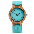 Montre en Bois et Cuir Femme - Capbreton
