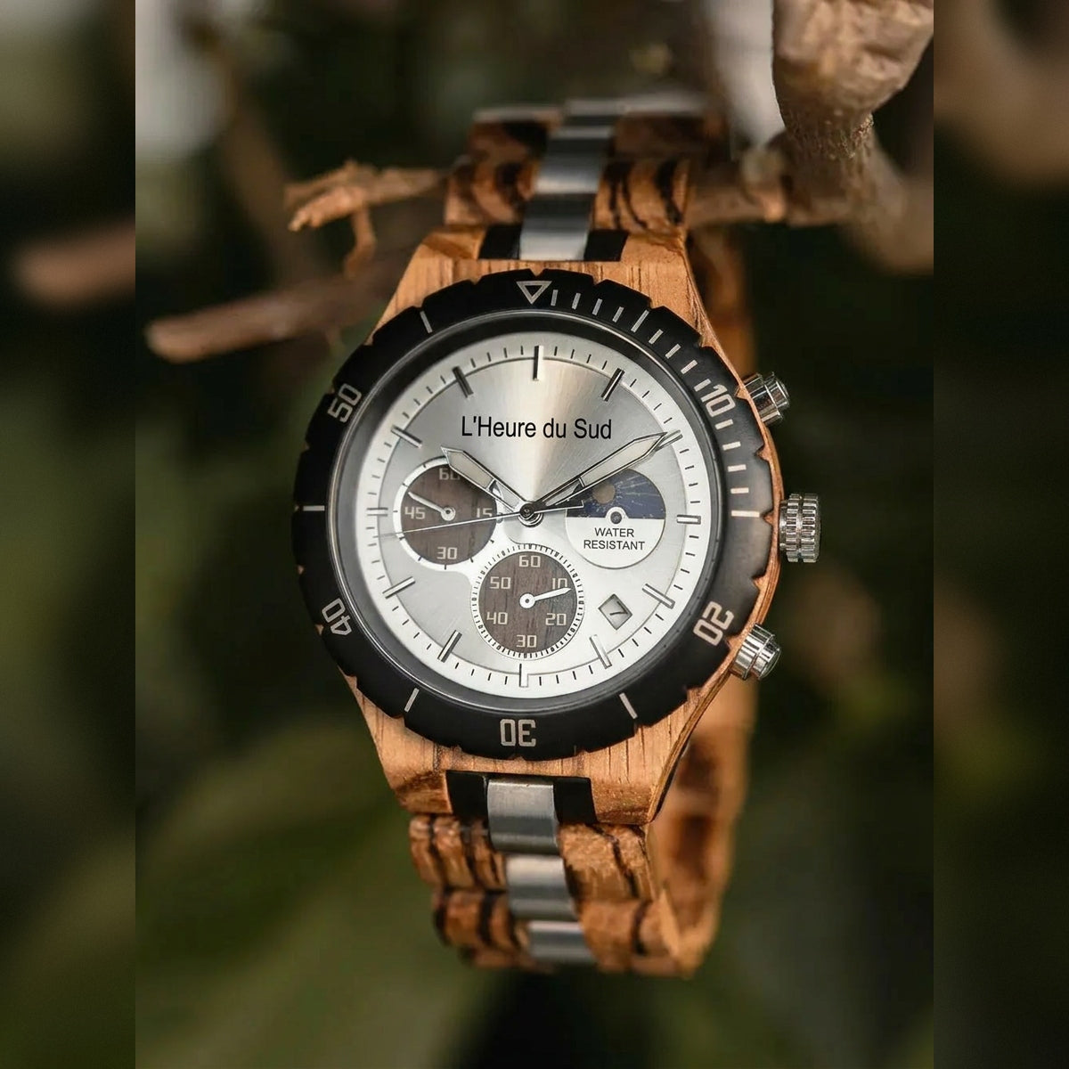 Montre Homme Bracelet Bois - Le Porge Océan