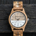 Montre en Bois clair Homme - Lacanau