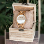 Montre en Bois clair Homme - Lacanau